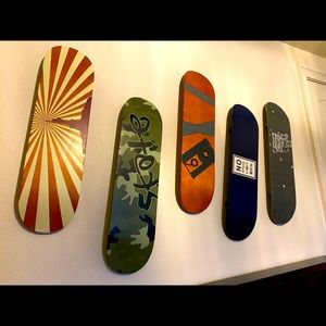 Pottery barn teen skateboard wall art